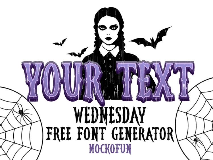 🕸️ [FREE] Wednesday Font - MockoFUN