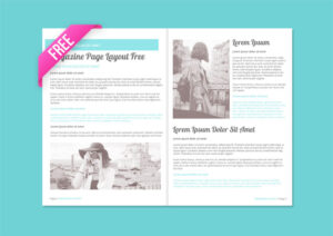 [FREE] Magazine Layout - Photoshop Supply