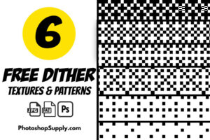 Dither Patterns - Photoshop Supply