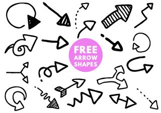 Arrow Shapes Photoshop