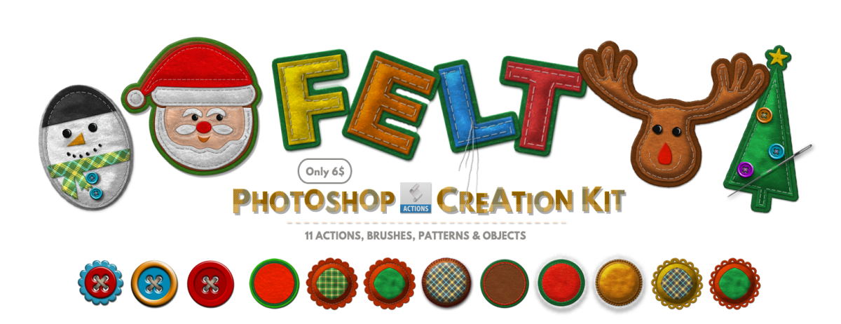 Felt Photoshop Actions