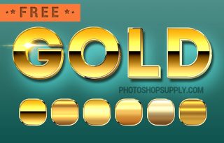 Gold Style Photoshop